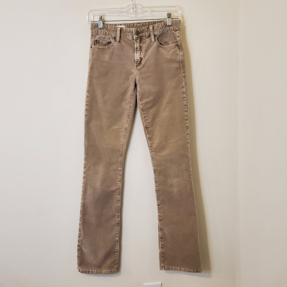 Vintage Y2K Gap 1969 Khaki Corduroy Boot Cut Jeans